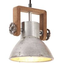 Teollistyylinen riippuvalaisin 25 w hopea pyöreä 19 cm e27