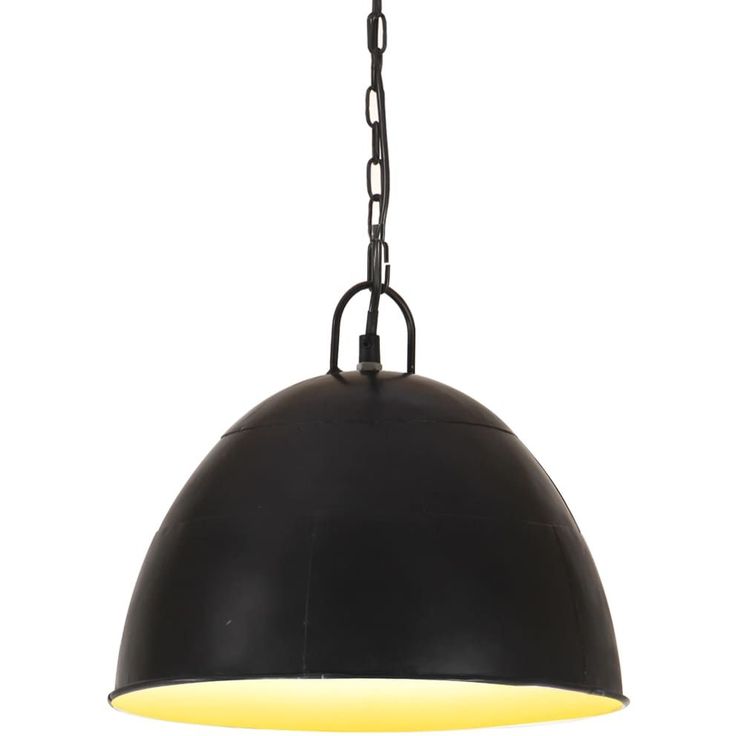 Teollistyylinen riippuvalaisin 25 w musta pyöreä 31 cm e27_1