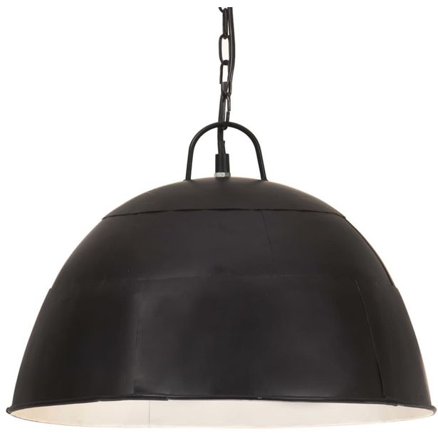 Teollistyylinen riippuvalaisin 25 w syvänmusta 41 cm e27_1