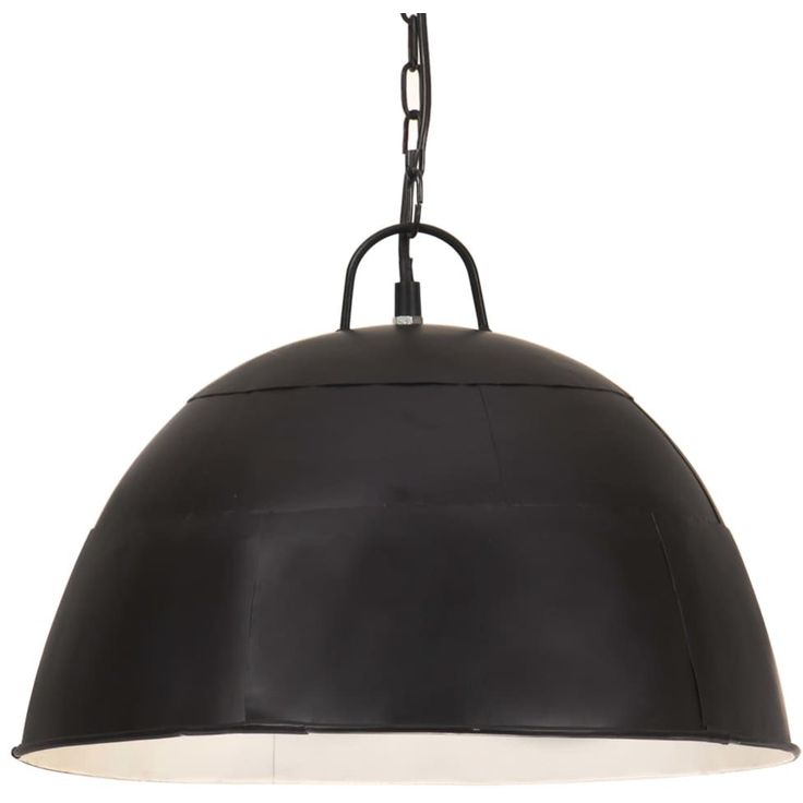 Teollistyylinen riippuvalaisin 25 w syvänmusta 41 cm e27_1