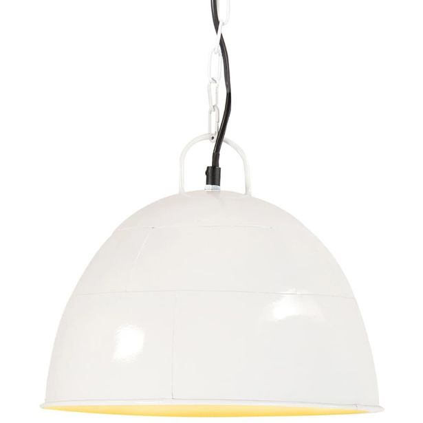 Teollistyylinen riippuvalaisin 25 w valkoinen 31 cm e27_1