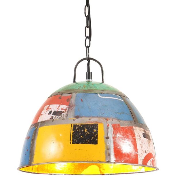 Teollistyylinen riippuvalaisin 25w monivärinen 31 cm e27_1