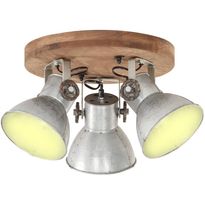 Teollnen kattovalaisin 25 w hopea 42x27 cm e27