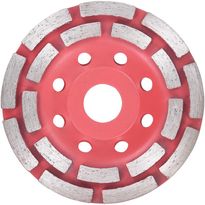 Timantti-kuppihiomalaikka kahdella rivillä 115 mm