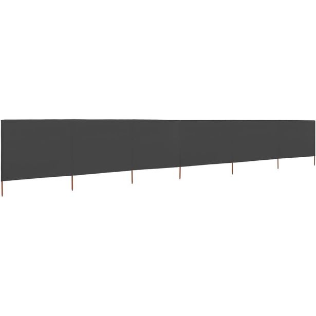 Tuulensuojakangas 6 paneelilla 800 x 80 cm harmaa_1