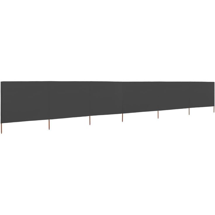 Tuulensuojakangas 6 paneelilla 800 x 80 cm harmaa_1