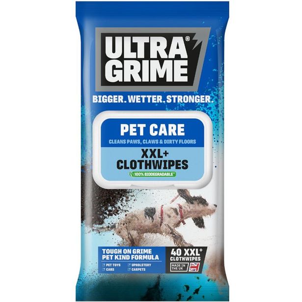 Puhdistusliina UltraGrime, Life Pet Care, 40kpl