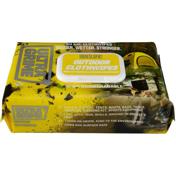 Puhdistusliina UltraGrime, Life Outdoor, 80kpl
