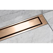 Linjalattiakaivon kansi Unidrain HighLine Colour panel 1920, kupari, eri kokoja