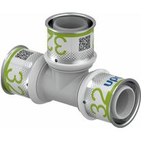 Puristus-T-haara Uponor S-Press Plus, PPSU, 32-32-32mm