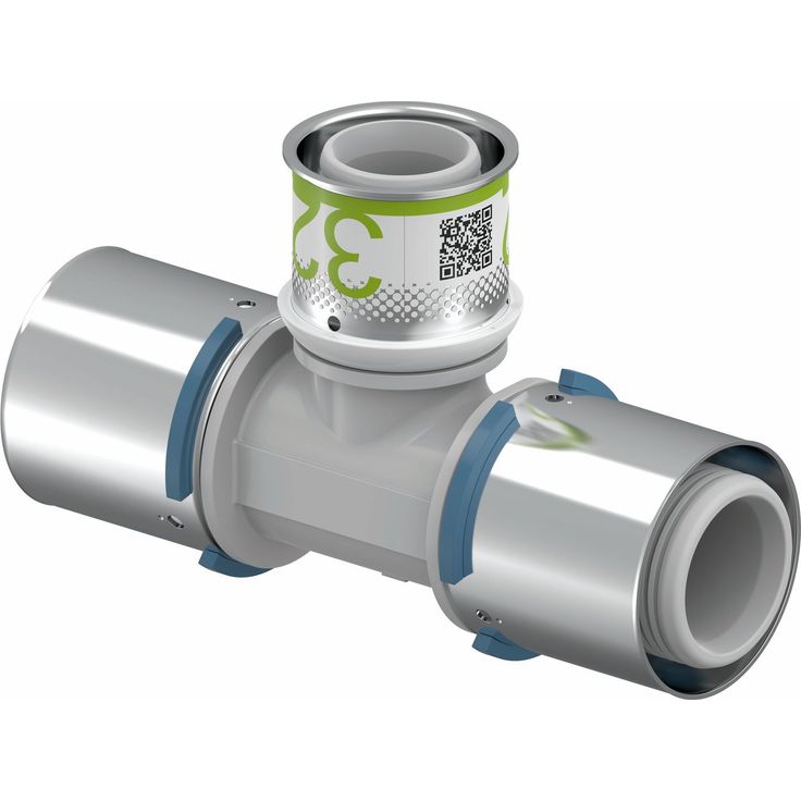 Puristus-T-haara Uponor S-Press Plus, PPSU, 40-32-40mm