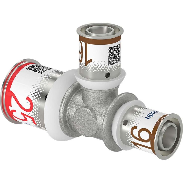 Puristus-T-Haara Uponor S-Press Plus 25-16-16