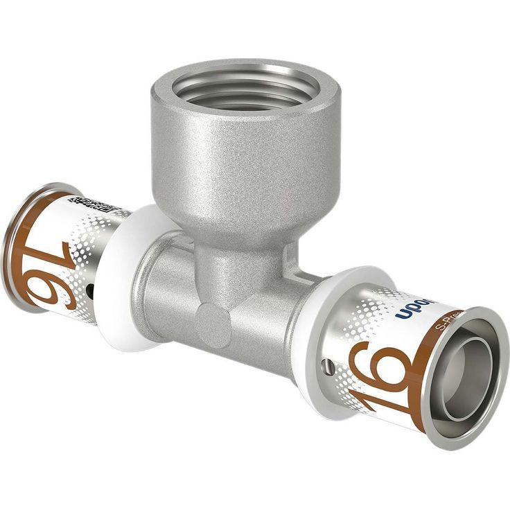 Puristus-T-Haara Uponor S-Press Plus 16-RP1/2"SK-16