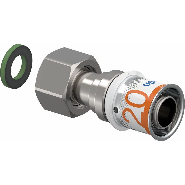 Puristusliitin Uponor S-Press Plus 20-G1/2"SN pyörivällä mutterilla
