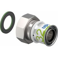 Puristusliitin Uponor S-Press Plus 32-G1 1/4&quot;SN pyörivällä mutterilla