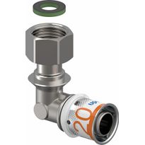 Puristuskulma Uponor S-Press Plus 20-G1/2&quot;SN pyörivällä mutterilla