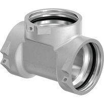 Perus-T-haara Uponor RS DR RS3-RS3-RS3 metallinvärinen