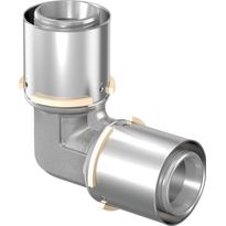 Puristuskulmaliitin Uponor S-Press, DR 50-50mm