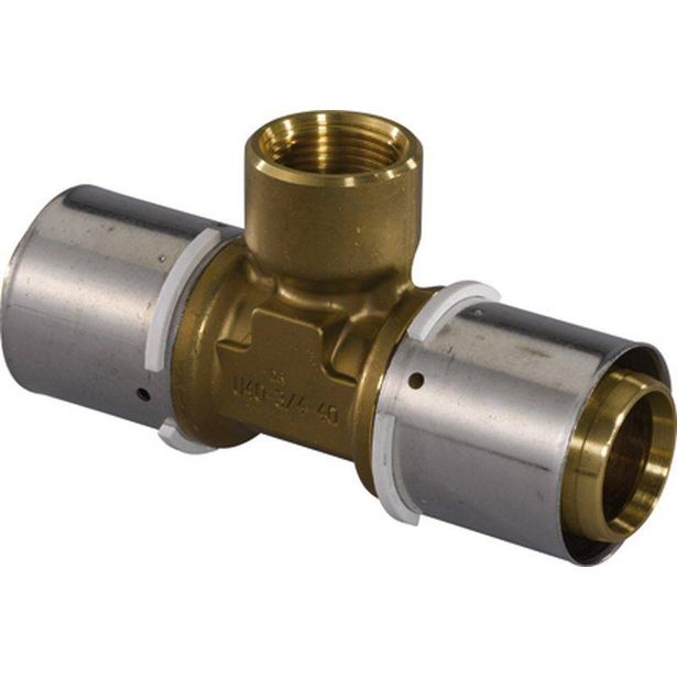 Puristus-T-haara Uponor DR 40 x 3/4 x 40 SK