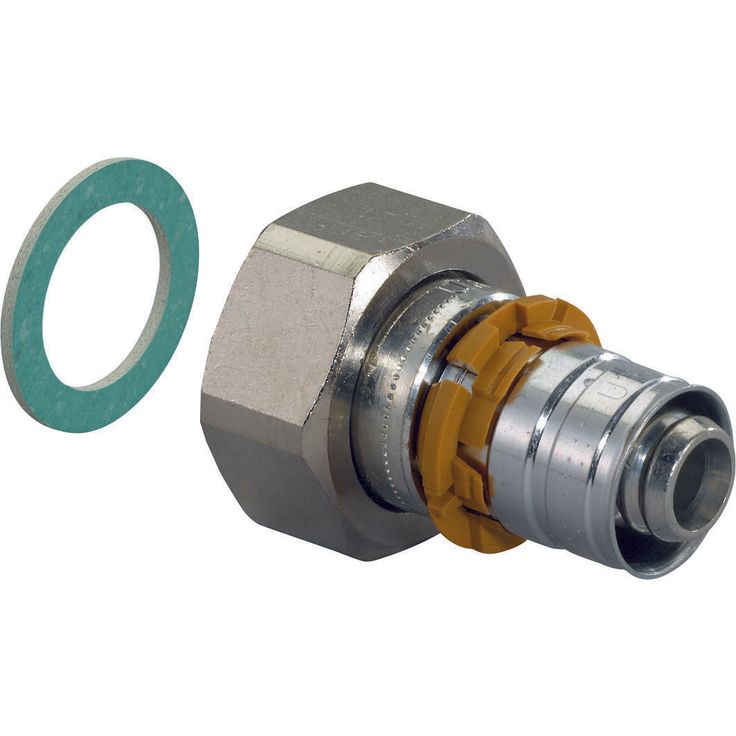 Puristusliitin Uponor suora DR 40 x 1 1/4 SK pyörivällä mutterilla