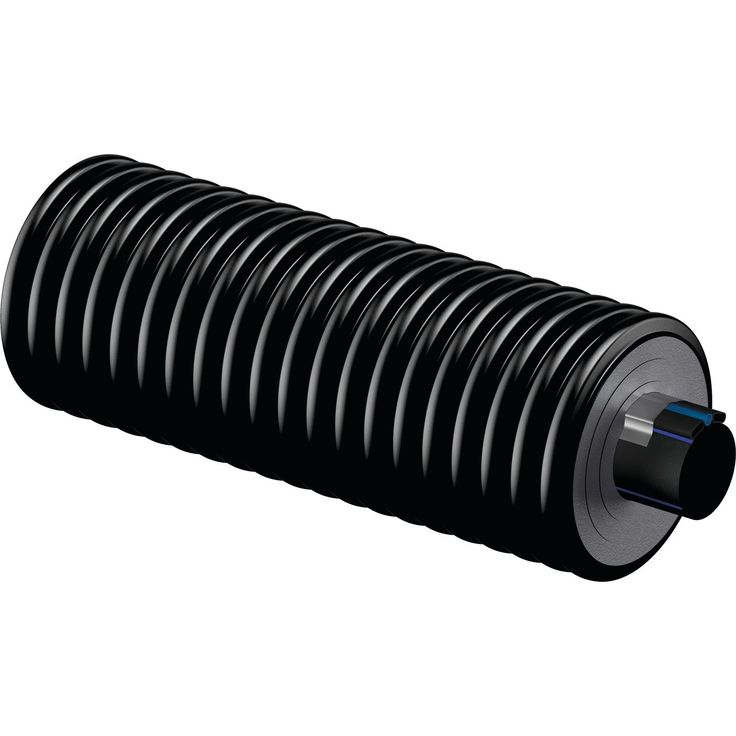 Kylmävesiputki Uponor Ecoflex Supra PLUS, kaksi kaapelia, 90x8.2/200mm, 2x10W/m