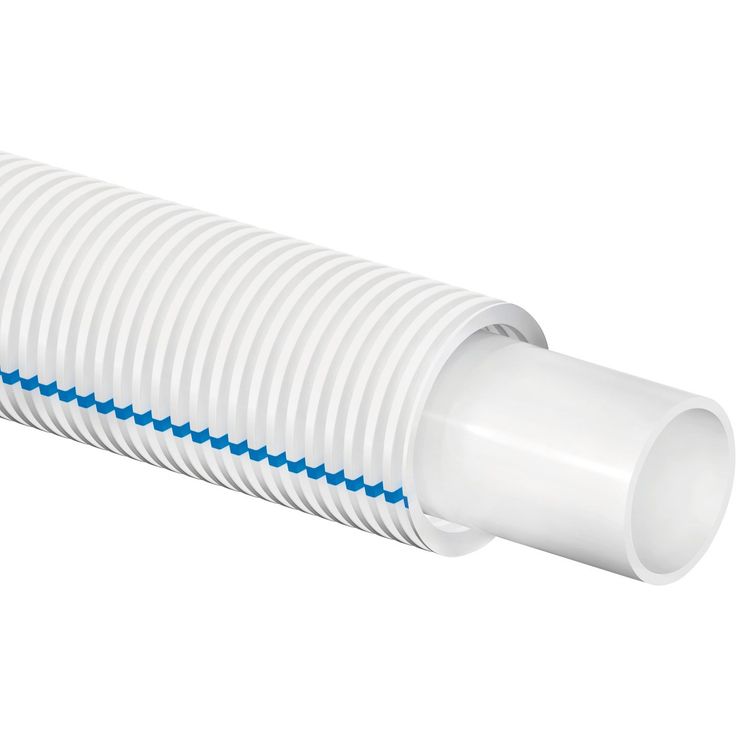 Käyttövesiputki Uponor Aqua Pipe suojaputkessa, valkoinen/sininen, 15x2.5mm, 25/20mm, 50m