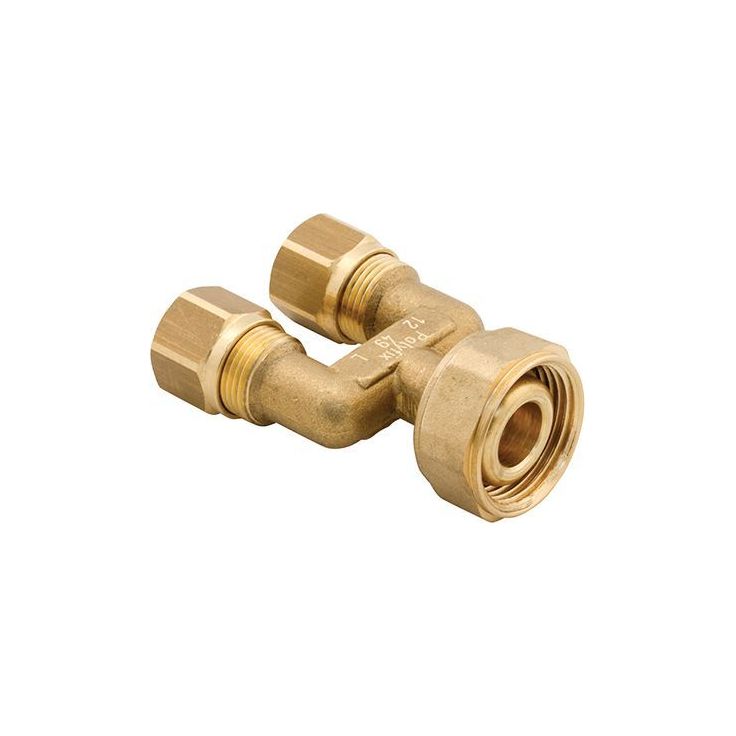 Haaraliitin Uponor Minitec, Y-haara, 2x9,9-3/4" euro