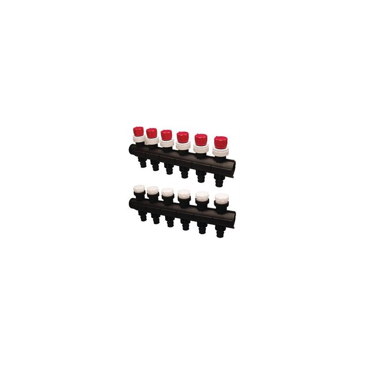 Jakotukki Uponor Vario PLUS Q&E 6 20x2, 6-lähtöinen