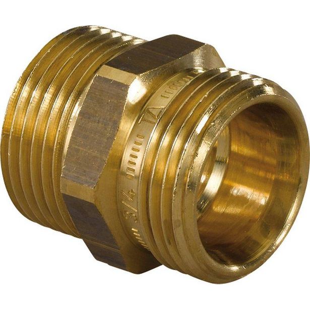 Kaksoisnippa R3/4 x R3/4 ulkokierre Uponor-lattialämmitys