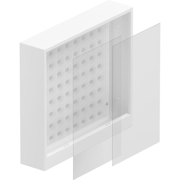Jakotukkikaappi Uponor Aqua Plus RS B, 550x500x108mm