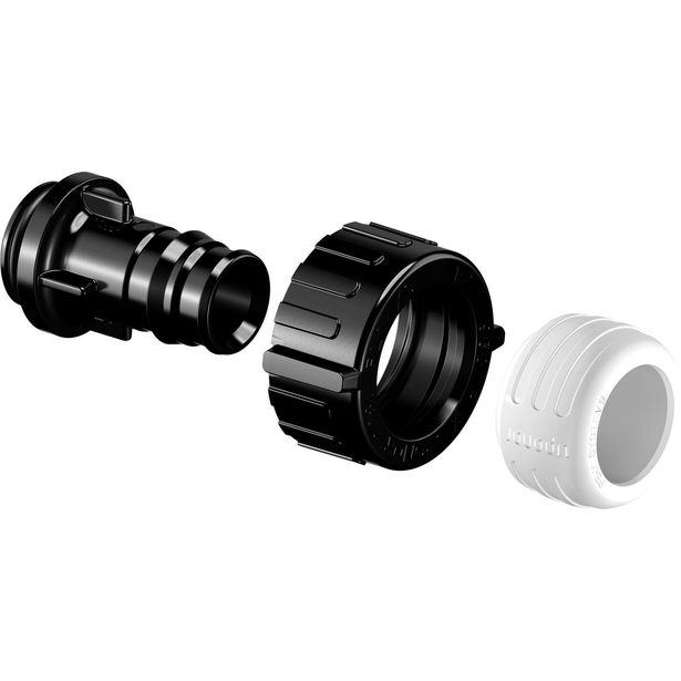 Liitin Uponor Aqua Plus Q&E, PPM jakotukille, PPSU, 15mm