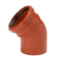 Maaviemärin kulmayhde PVC 200x45°