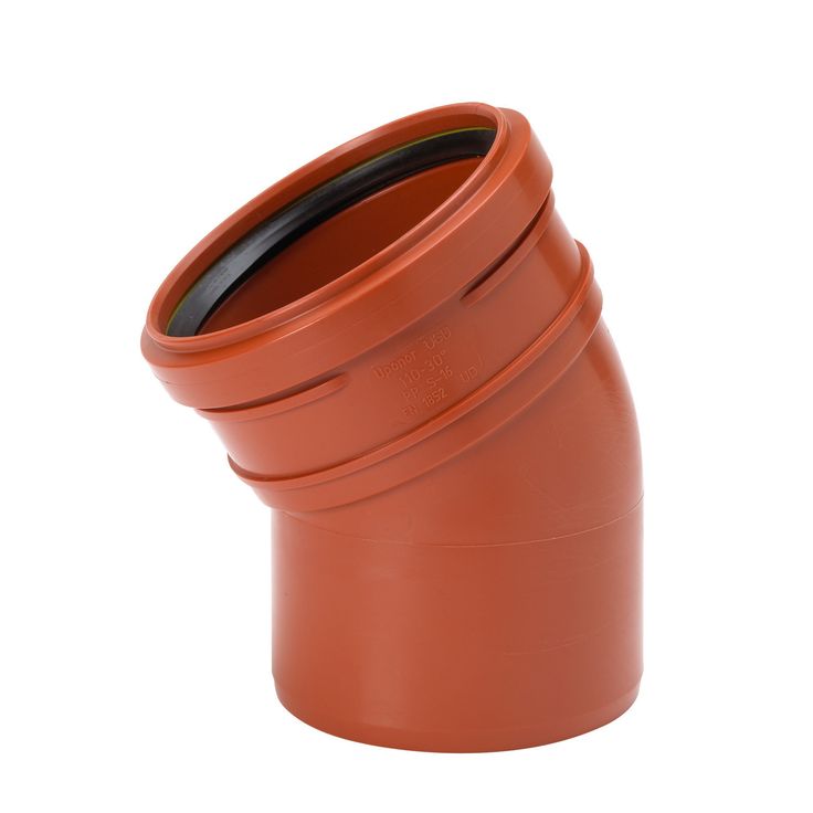 Maaviemärin kulmayhde PVC 200x30°