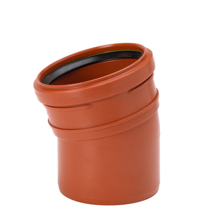 Maaviemärin kulmayhde PVC 200x15°
