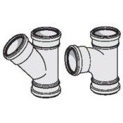 Viemärin muhvihaara 110x50x45, harmaa