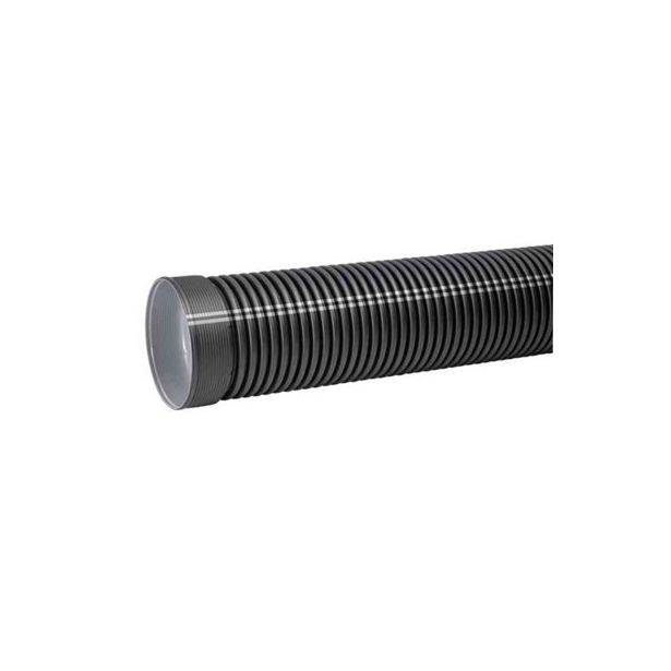 Sadevesiputki Uponor IQ SN8 PP, 6m, 315/275mm, muhvilla, musta