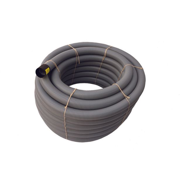 Asennusputki Uponor 65 50M, PVC, reiätön, harmaa