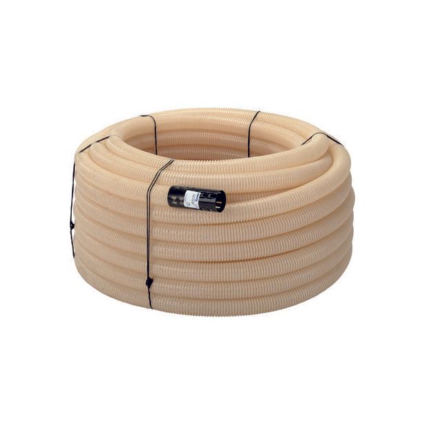 Salaojaputki Uponor, 50/44, 200m, PVC, valkoinen