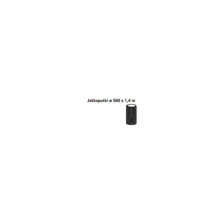 Jatkoputki Ø 560 x 1,4 m maapuhdistamo
