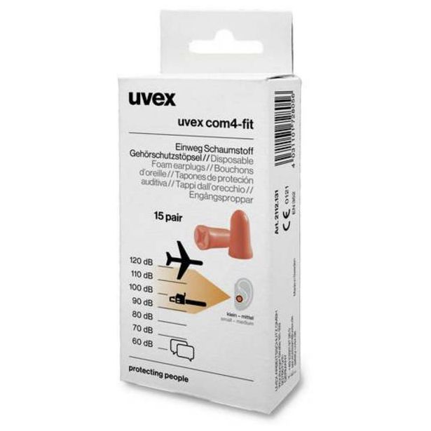 Korvatulpat Uvex X-Fit, Snr 33 dB, 15 paria