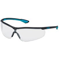 Suojalasit Uvex Sportstyle Supravision Extreme, kirkas linssi, musta/sininen