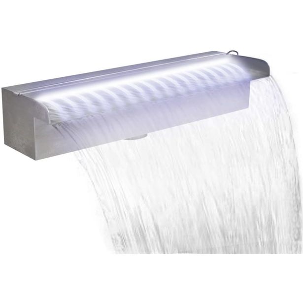 Uima-altaan suihkulähde led:llä ruostumaton teräs 45cm_1