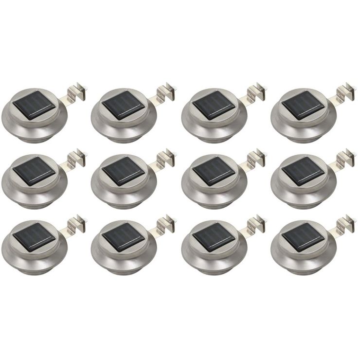 Ulkoaurinkokennovalaisin 12 kpl led pyöreä 12cm valkoinen_1