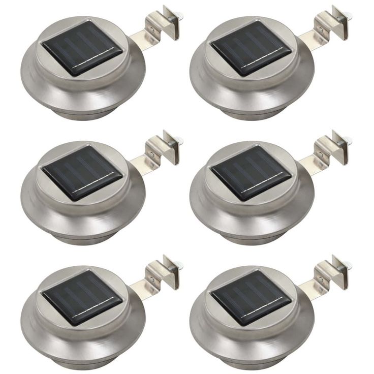 Ulkoaurinkokennovalaisin 6 kpl led pyöreä 12cm valkoinen_1