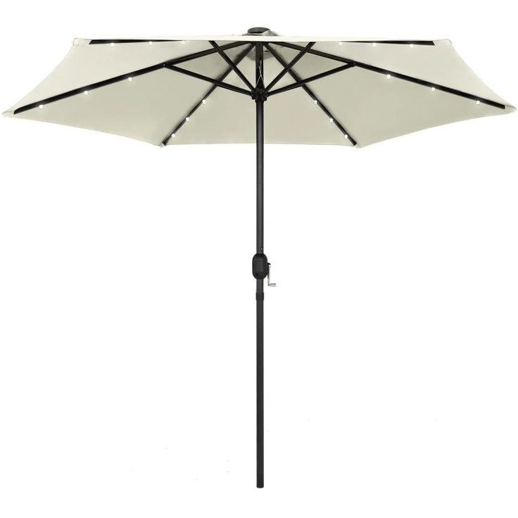 Ulkoaurinkovarjo led-valot alumiinitanko 270 cm_1