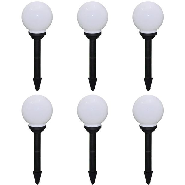 Ulkolamput polulle 6 kpl led 20 cm maapiikillä_1