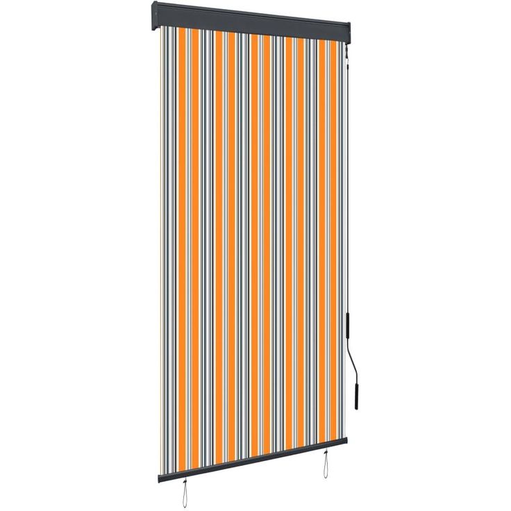 Ulkorullaverho 100x250 cm keltainen ja sininen_1