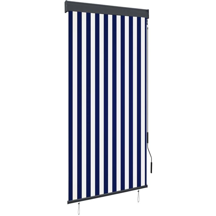 Ulkorullaverho 100x250 cm sininen ja valkoinen_1