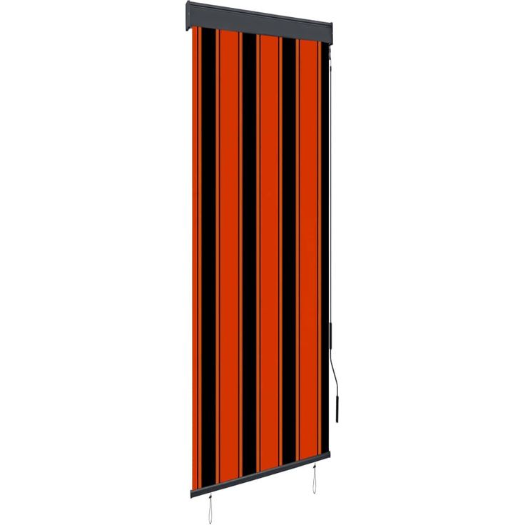 Ulkorullaverho 60x250 cm oranssi ja ruskea_1