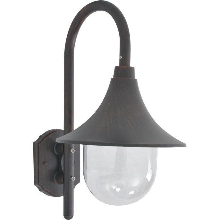 Ulkoseinävalaisin e27 42 cm alumiini pronssi_1